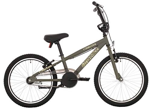 BMX : BMX fiets de 20 pouces 44 cm Unisexe Frein à rétropédalage Kaki