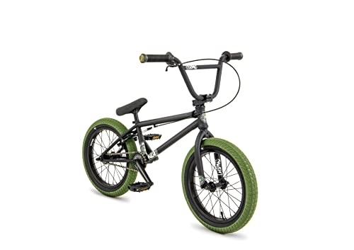 BMX : FLYBIKES Neo Vélo Complet Unisexe-Youth, Noir Mat, 16 Pulgadas