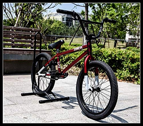 BMX : GASLIKE Adulte 20 Pouces vélo BMX, Hommes Professionnel Fantaisie Voir Stunt BMX vélo pour débutants Niveau Riders avancée Bikes Street 25 * 9T