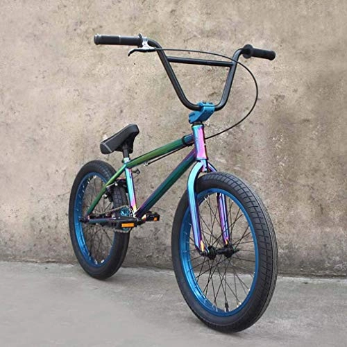 BMX : ZTBXQ Fitness Sports Outdoors Vlo BMX 20 Pouces Freestyle pour Cyclistes dbutants avancs Performances d'absorption des Chocs de Haute rsistance Cadre 4130 25X9t BMX Gearing Couleur vive