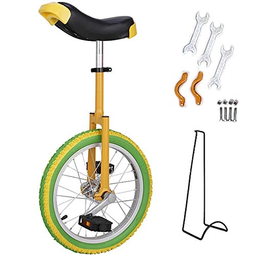 Monocycles : 18" Adulte Entraneur Monocycle, for Hommes / Femmes / Enfants Big for Dbutants Enfants Adultes Exercice Fun Fitness, Rglable Monocycle (Color : Green)