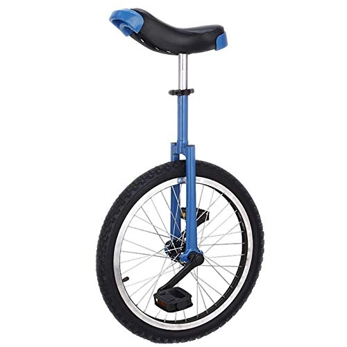 Monocycles : aedouqhr 20 '' pour Adultes Professionnels, vélos d'équilibre de 18 Pouces pour Adolescents / Enfants / débutants, Pneu de Montagne Robuste, Plus de 200 LB (Couleur : Bleu, Taille : 18 Pouces)