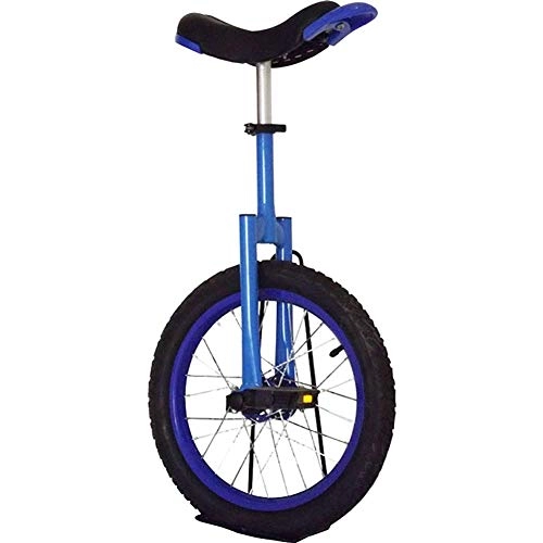 Monocycles : aedouqhr Monocycle 20 Pouces Enfant / Adolescents / Grands Enfants (165-178 cm), vélo d'équilibre d'exercice de Fitness en Plein air pour débutant, avec Pneu en butyle étanche (Couleur : Bleu)