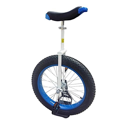 Monocycles : AHAI YU 24Inch Débutants / Adultes (180-200cm) Monocycle, pour Trek Sports, Balance de Cadre Heavy Duty Balance, avec Pneu de Montagne et Jante d'alliage, Plus de 200 LB (Color : Blue)