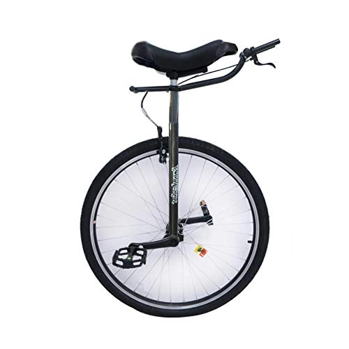 Monocycles : AHAI YU Grandes Adultes monocycle, vélo de Roue supplémentaire de 28"71cm avec poignée et Freins, pour Une Grande Hauteur des Enfants de 160-195cm (63" -77"), réglable en Hauteur