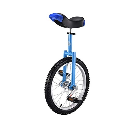 Monocycles : Braiton 20" Kid's / Adulte Formateur Monocycle Hauteur Réglable Anti-Dérapant Butyl Montagne Pneu Équilibre Cyclisme Exercice Vélo Bike, Bleu