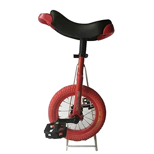 Monocycles : Cycle Monocycle De Compétition De 12 Pouces Monocycle Antidérapant avec Support Monocycle Rouge pour Sports De Plein Air Exercice De Remise en Forme (Couleur : Rouge, Taille : 12 Pouces) Durable