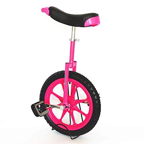 Monocycles : DSHUJC Monocycle, vélo réglable 16 18 Wheel Trainer 2.125"Antidérapant Tire Cycle Balance Utilisation pour Débutant Enfants Adulte Exercice Fun Fitness