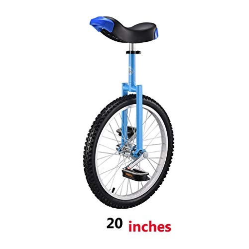 Monocycles : Exercise bike pour Les Enfants Adultes monocycle, monocycle, 20 Pouces pour Une Seule Roue équilibrée Voiture de Sport, 20 Pouces, Bleu, 20 inches