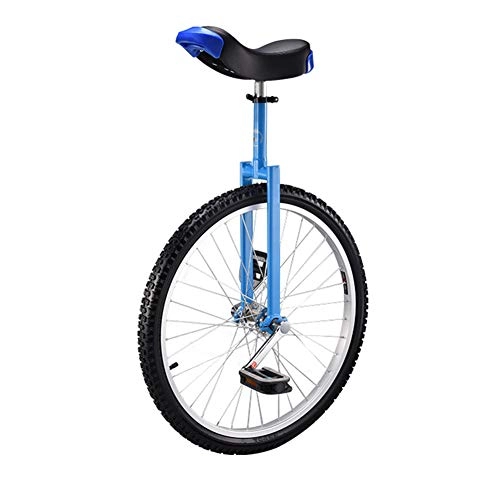 Monocycles : GFYWZ 14"À 24" Vélo Vélo Monocycle Cadre De Roue avec Siège De Selle À Dégagement Confortable Et Pneu Antidérapant, Blanc, 16 inch