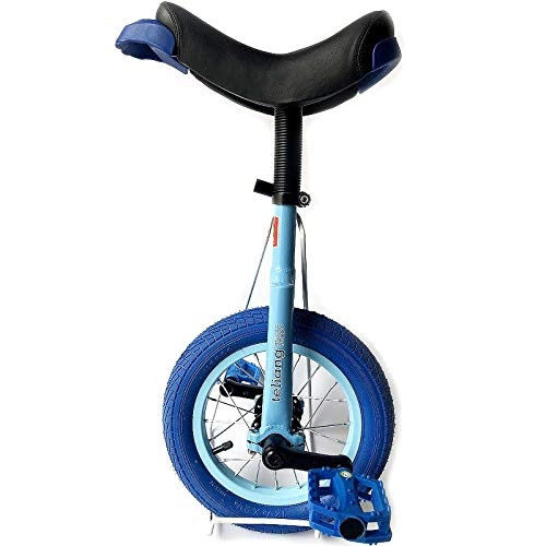 Monocycles : GJZhuan 12" Monocycle Enfants, Ergonomique Selle quilibre Vlo Exercice Dbutant Savoir Fun Monocycle for Les Enfants / Garons / Filles (Color : Blue)