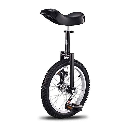 Monocycles : HYQW 16 Pouce Roue Monocycle tanche Butyle Pneu Roue Vlo Sport en Plein Air Fitness Exercice Sant, Mono Roue quilibre Vlo, Voyage, Acrobatique Voiture, Black