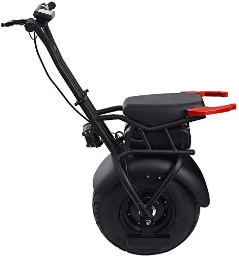 Monocycles : JILIGUALA Électrique monocycle Moto Scooter 1000W Une Roue Auto équilibrage Scooter électrique 60V monocycle Scooter pour Les Adultes avec Le siège