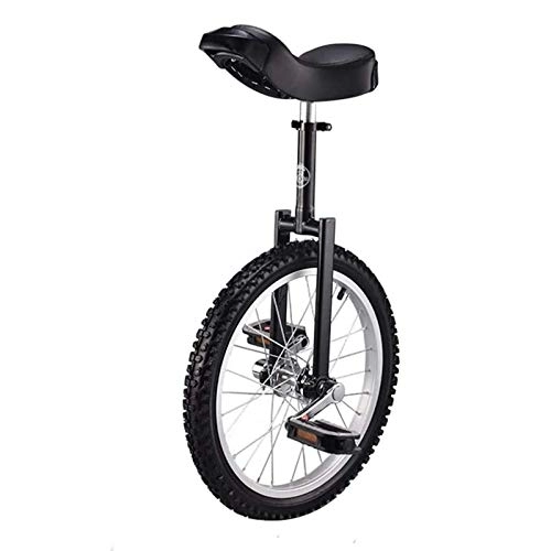 Monocycles : L.BAN Monocycle, 16"18" 20"Wheel Trainer 2.125" Réglable Skidproof Tire Balance Cyclisme Utilisation pour Débutant Enfants Adulte Exercice Fun Bike Cycle Fitness