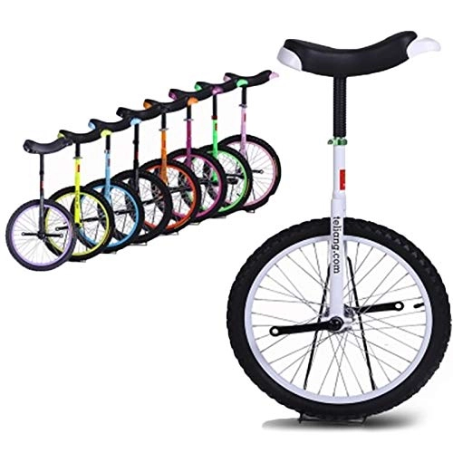 Monocycles : Lhh Monocycle Monocycle de Dressage pour Enfants / Adultes de 16" / 18" / 20" / 24", Équilibre de Pneu de Montagne Antidérapant Réglable en Hauteur Vélo Vélo d'exercice (Size : 24inch)