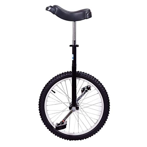 Monocycles : lilizhang Monocycle de 16 Pouces for Enfants, monocycle en Plein air réglable avec Jante d'alliage (Color : Black)