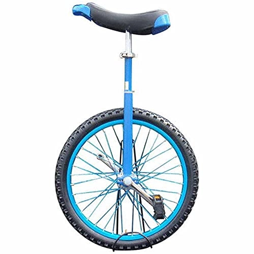 Monocycles : LJHBC Monocycle 14 / 16 / 18 / 20 Pouces Roue Monocycle pour Enfants Adultes Débutant Débutant Uni-Cycle avec Jante en Alliage Sports de Plein air Bleu(Size:16in)