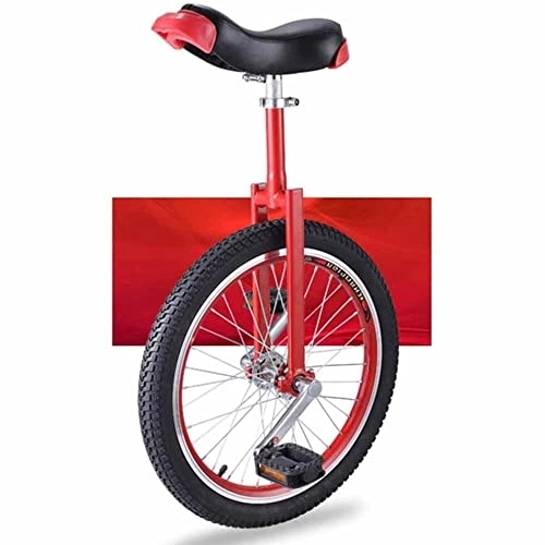 Monocycles : LJHBC Monocycle 16" / 18" / 20" Monocycle d'entraînement de Roue, Ajustable Pneu antidérapant Cyclisme d'équilibre Utilisation pour Les Enfants débutants Adultes Exercice Amusant Aptitude(Size:16in)
