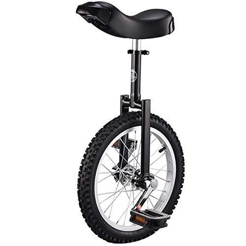 Monocycles : LXFA Monocycle Monocycle pour Adultes Big Kids 24 / 20 Pouces, Monocycles 18 / 16 Pouces pour Garçons Filles Enfant (8 / 9 / 12 / 15 Ans), Sports de Plein Air Balance Cyclisme (Color : Black, Size : 18 inch)