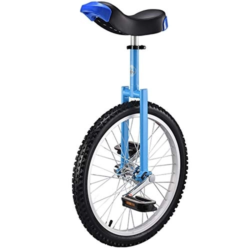Monocycles : LXFA Monocycle Monocycle pour Adultes Big Kids 24 / 20 Pouces, Monocycles 18 / 16 Pouces pour Garçons Filles Enfant (8 / 9 / 12 / 15 Ans), Sports de Plein Air Balance Cyclisme (Color : Blue, Size : 20 inch)