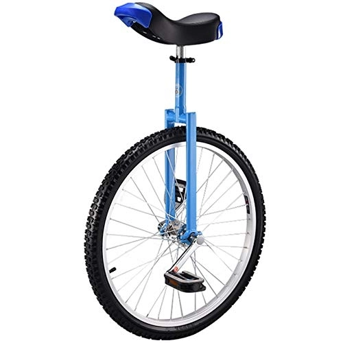 Monocycles : LXFA Monocycle Monocycle pour Adultes Big Kids 24 / 20 Pouces, Monocycles 18 / 16 Pouces pour Garçons Filles Enfant (8 / 9 / 12 / 15 Ans), Sports de Plein Air Balance Cyclisme (Color : Blue, Size : 24 inch)