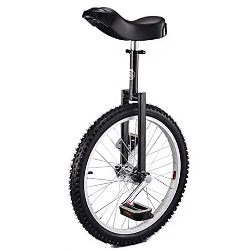 Monocycles : LXX Monocycle Classique de 20 Pouces, pour débutants / Adultes, vélo d'équilibre à Cadre Robuste, avec Pneu de Montagne et Jante en Alliage, Meilleur Cadeau d'anniversaire