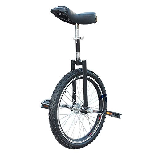 Monocycles : LXX Monocycle d'équilibre Maman / Papa / Adulte 20 / 24 Pouces, Noir, monocycle pour Enfant de Roue de 16 / 18 Pouces pour Enfant / garçon / Fille de 9 à 15 Ans, Meilleur Cadeau d'anniversaire