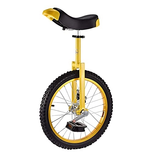 Monocycles : Monocycle De Roue De 16" / 18" pour Enfant De 7 À 18 Ans / Garçons / Filles, Pneu Anti-Fuite Antidérapant, Monocycles De Cyclisme D'Équilibre en Plein Air, Vélo Durable