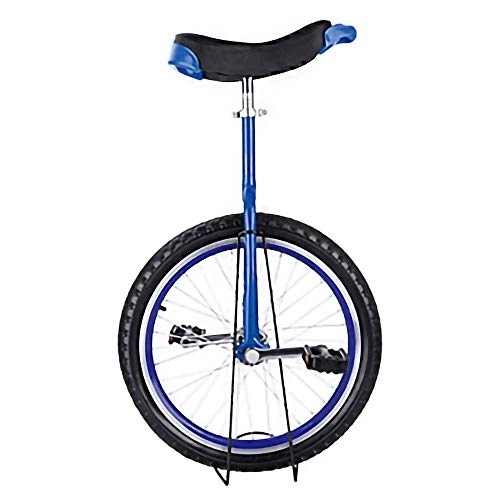 Monocycles : Monocycle, Exercice de Cyclisme D'éQuilibre de Pneu de Montagne AntidéRapant RéGlable Cycle avec une Seule Roue UtiliséE Pour les Acrobates Enfants DéButants / 16 8 / bleu