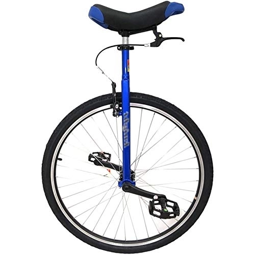 Monocycles : Monocycle Monocycle Adultes / Professionnels Grands Monocycles 28 Pouces, Hommes / Adolescents / Débutants Monocycle à Une Roue, Cadre en Acier (Bleu)
