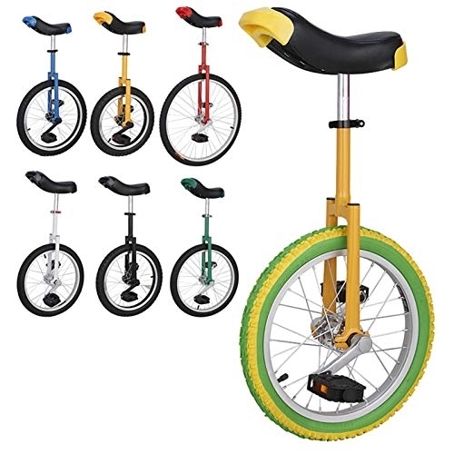 Monocycles : Monocycle Monocycle de Vélos Adultes, Monocycle D'équilibre de 16" / 18" / 20"avec Selle de Conception Ergonomique pour Les Acrobates de Voyage, Charge de 150 Kg (Size : 16inch)