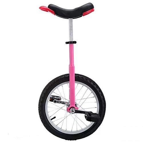 Monocycles : Monocycle Monocycle pour Enfants 16 / 18 Pouces pour Filles / Garçons (Age 10-15 Ans), Monocycle Adulte 20 Pouces pour Femme / Homme, Cadeau D'anniversaire pour Enfant ( Color : Pink , Size : 18'' wheel )