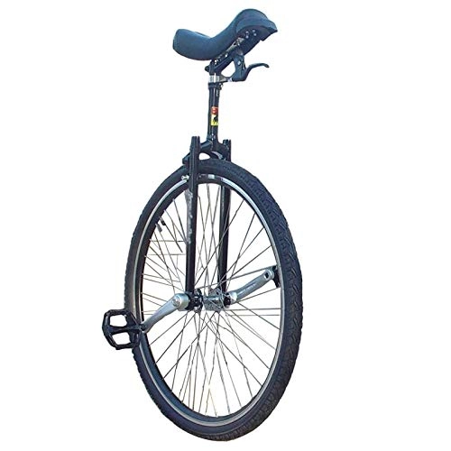 Monocycles : Monocycle Noir 28 Pouces Monocycle pour Adulte / Personne de très Grande Taille, Extra Large et Robuste avec Jante en Alliage, pour Le Cyclisme en Plein air, Hauteur 160-195 cm