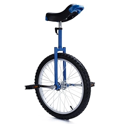 Monocycles : Monocycle pour Enfant de 16" / 18" pour Enfants / garçons de 9 à 15 Ans, Grand monocycle Adulte de 20" pour Hommes / Femmes / Grands Enfants, Meilleur Cadeau d'anniversaire, Bleu, Charge 220 LB (Color : Blu