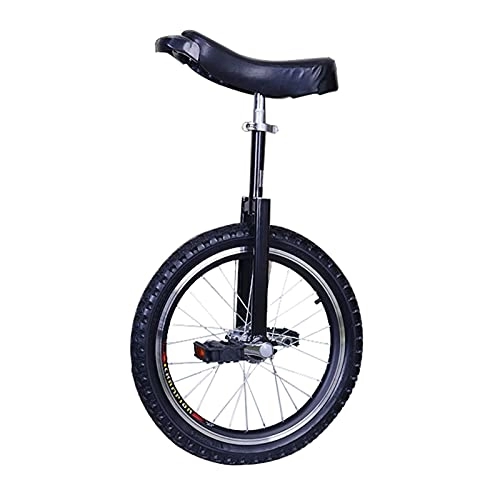 Monocycles : Monocycle Unisexe Noir pour Enfants / Adultes, Roue Antidérapante De 16 Pouces / 18 Pouces / 20 Pouces, pour Les Sports De Plein Air, Vélo D'Équilibre en Montagne (Taille : 16 Pouces) Durable