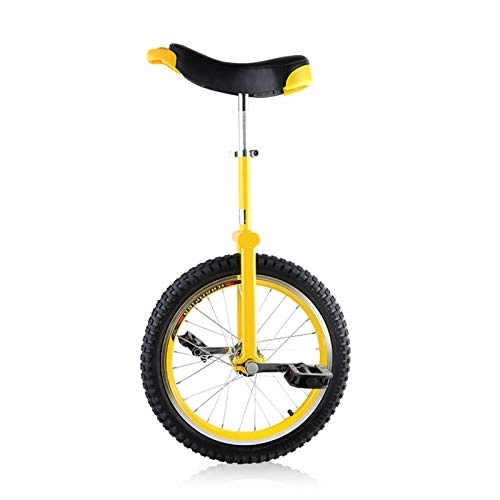 Monocycles : Monocycle Vélo Monocycle Garçon Filles avec Roue 16" / 18" / 20" / 24", Adultes Grands Enfants Adulte Unisexe Jaune Débutant Monocycles, Charge 150kg / 330Lbs (Size : 18"(46cm))