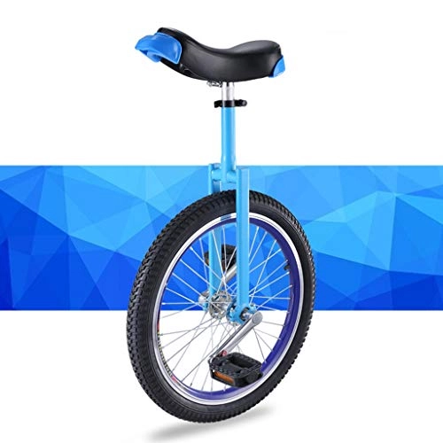 Monocycles : Monocycle / vélo à Une Roue Hauteur réglable, 16" 18" 20" Roue Junior Adulte Monocycle Équilibre Exercice Fun Bike Cycle Fitness, Acrobatique Voiture, en Alliage d'aluminium Boucle, Forged manivelle