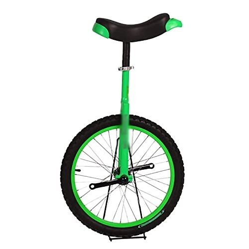 Monocycles : Monocycles pour Adultes, Enfants, 18 Pouces, Monocycles, Vélo De Roue pour Hommes, Adolescents ,  Cavalier ,  Vert (Couleur : Vert, Taille : 18 Pouces) Durable