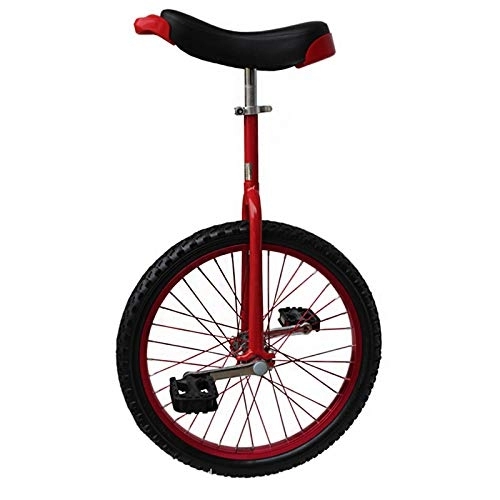 Monocycles : MXSXN Perfect Starter Débutant Uni-Cycle Grand Monocycle Adulte 20" / 24" pour Hommes / Femmes / Grands Enfants, Petit Monocycle À Roue 14" / 16" / 18"pour Enfants Garçons Filles, 16