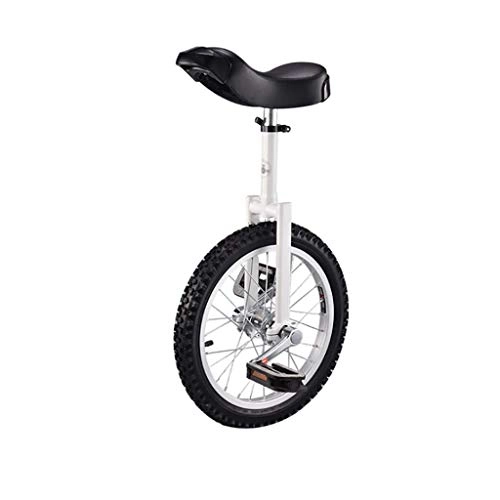 Monocycles : OKMIJN Monocycle Freestyle Simple Ronde Enfants Adulte Réglable en Hauteur Équilibre Cyclisme Exercice 16 / 18 / 20 Pouces Noir