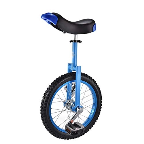Monocycles : QHW Monocycle de 16"pour Les débutants, monocycle réglable pour Les Enfants, Exercice de vélo d'équilibre Amusant, Jeu de Fitness en Plein air, Charge 80 kg (4 Couleurs)