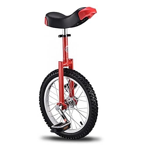 Monocycles : Rouge 16" 18" 20" 24 Pouces Roue Monocycle Étanche Butyl Pneu Roue Vélo Sports de Plein Air Fitness Exercice Santé, 18in