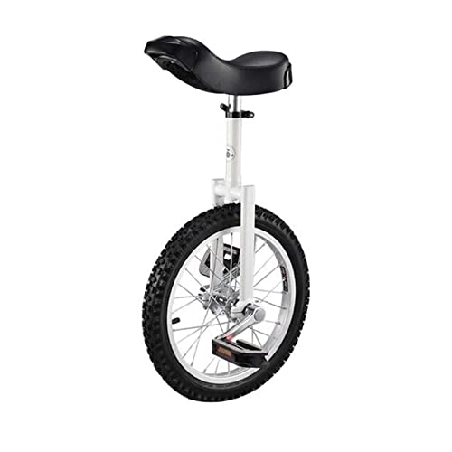 Monocycles : Samnuerly Monocycle Noir 24" / 20" / 18" / 16" Wheel Monocycle for Kids / Adults, Balance Cycling Bikes Vélo avec siège réglable et pédale antidérapante, à partir de 9 Ans, D, 20in (E 16in)