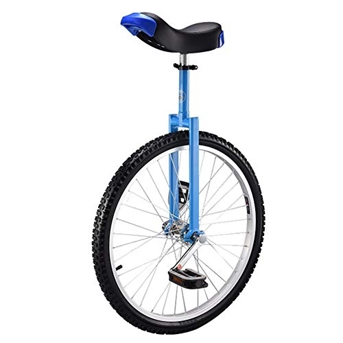 Monocycles : SERONI Monocycle de vélo d'équilibre de monocycle pour la Forme Physique de Maison et de Gymnase, monocycle des Hommes d'amusement avec Le Pneu antidérapant de Montagne, Bleu, Charge de 150Kg
