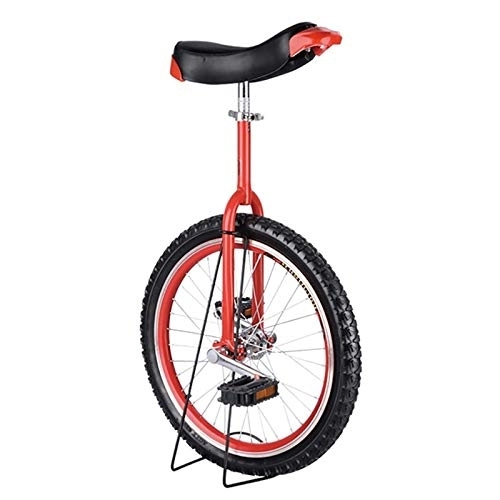 Monocycles : SERONI Monocycle Monocycle Rouge 24'' / 20'' / 18'' / 16'' Monocycle à Une Roue pour Adultes / débutants / Enfants, monocycles pour garçons / Filles / Enfants de 9 à 17 Ans, Pneu antidérapant étanche