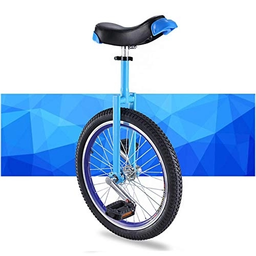 Monocycles : Trainer Monocycle Fille / Enfant / Adulte / Femme, 16" / 18" / 20" Roue Monocycle Vélo D'Entraînement pour 9 Ans Et Plus, 16In Durable