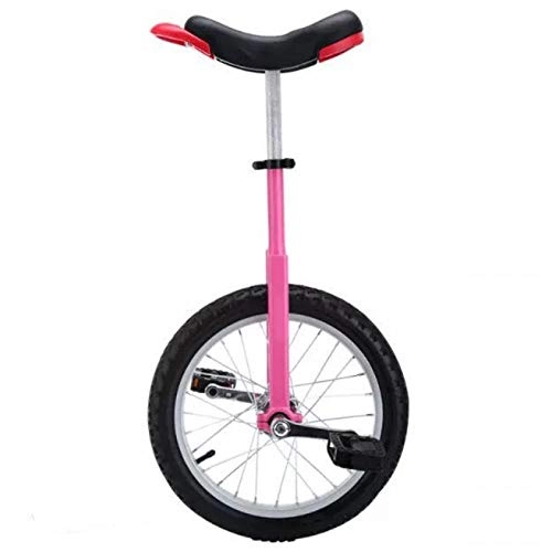 Monocycles : TTRY&ZHANG 20 Pouces monocycle Adulte pour Femme / Mal / Papa / Maman (150 kg / 330 LB), débutant Une Roue vélo avec Cadre en Acier manganèse Fort, Facile à Assembler (Color : Pink)