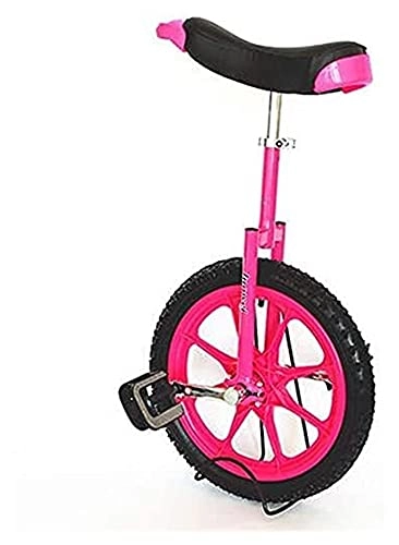 Monocycles : Unicycles Vélo d'entraînement unisexe à hauteur réglable avec roues de 40, 6 cm, antidérapant, pour débutants, enfants et adultes (couleur : rouge, taille : 40, 6 cm)