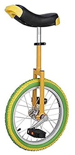 Monocycles : Unisexe Bike monocycle, 18 / 20 pouces et pneus élargis monocycle, coussin ergonomique design de roue de roue entraîneur de roue de roue monocycle Pédales antidérapantes exercices vélo vélo, pour un mon