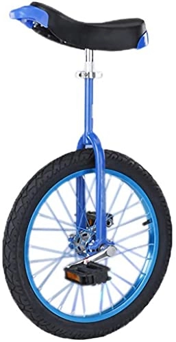 Monocycles : Vélo d'équilibre, Monocycle réglable Balance Vélo Scooter Cirque Vélo Jeune Adulte Roue Entraîneur Exercice Roue Unique Vélo Jante en Alliage D'aluminium, Cadeau (24 Pouces Bleu)
